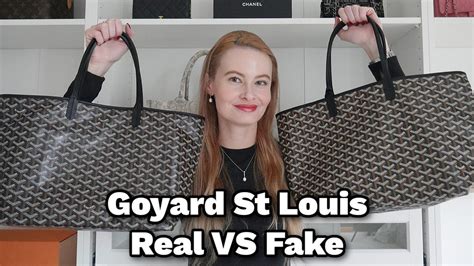 how to know a fake goyard bag|authentic goyard st louis tote.